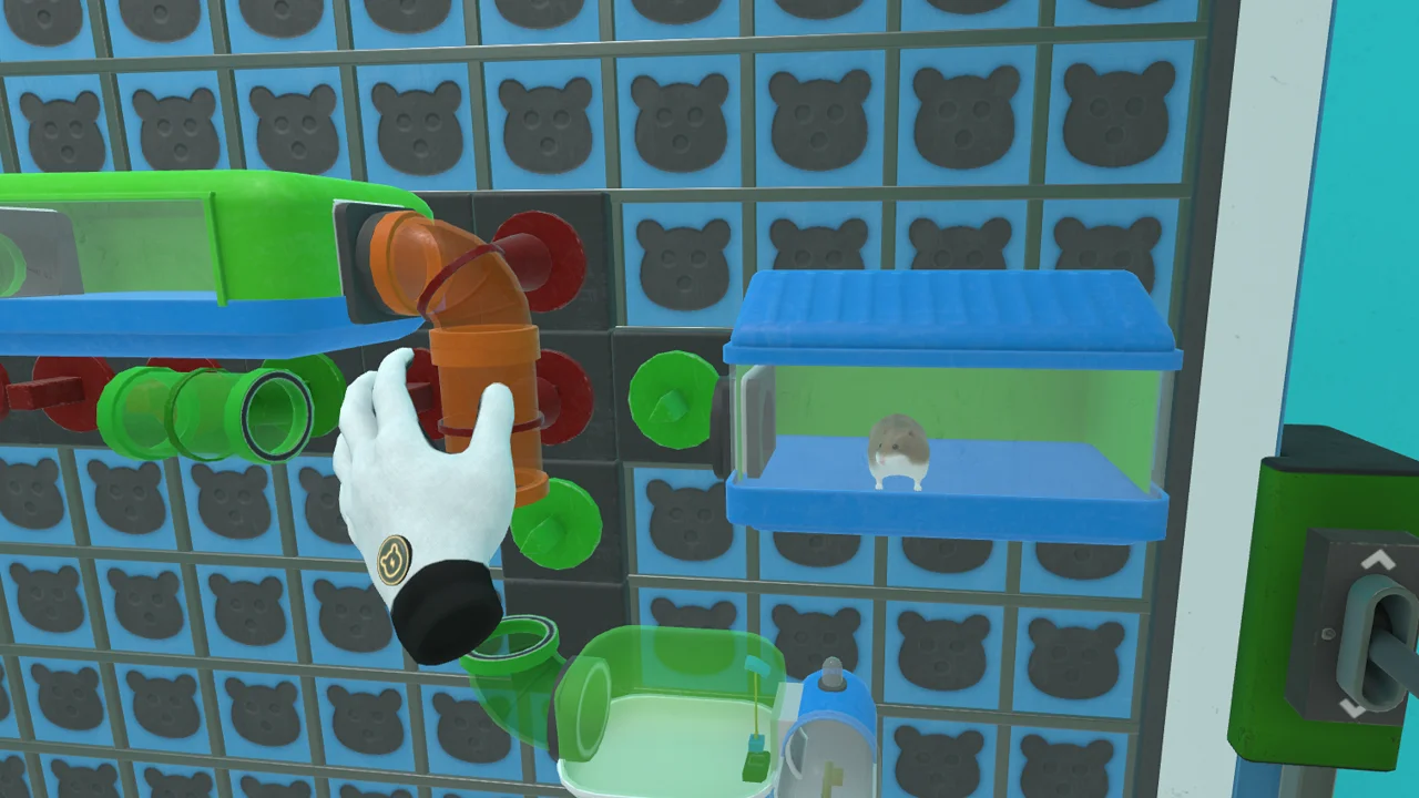 Grab and rearrange tubes